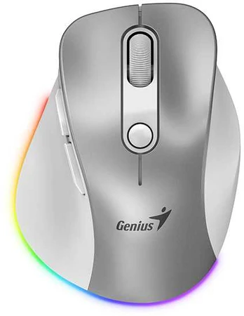 Pelė GENIUS Ergo 9000S Pro Sidabrinis