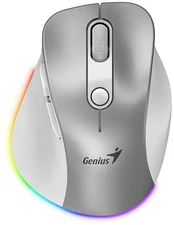 Pelė GENIUS Ergo 9000S Pro Sidabrinis kaina