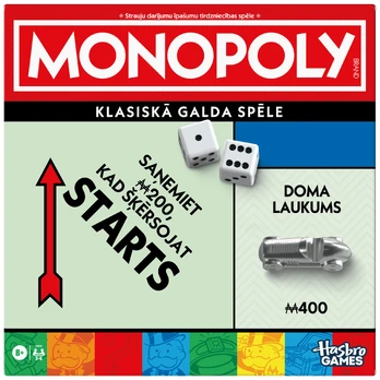 Stalo žaidimas Monopolis Hasbro Gaming Classic Refresh, LV
