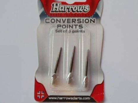 Harrows Antgaliai metaliniai CONVERSION Brass Points 3x2BA
