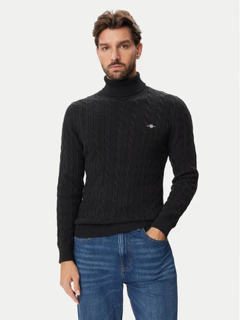 Gant Golfas 8050607 Juoda Regular Fit
