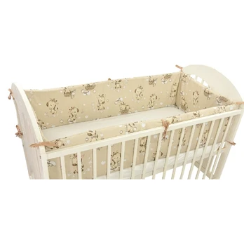Apsaugėlė lovytei Ankras GIRAFFE Beige 360 cm