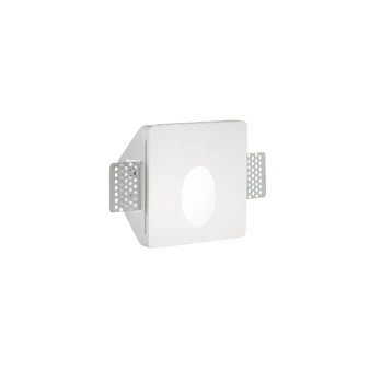 Ideal Lux 1W recessed lamp 1 light WALKY, 3000K, juodas