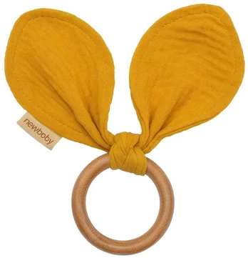 Baby teether New Baby Ears mustard
