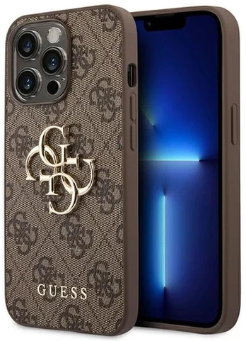 Telefono dėklas Guess GUHCP14X4GMGBR, Apple iPhone 14 Pro Max, ruda