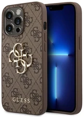 Telefono dėklas Guess GUHCP14X4GMGBR, Apple iPhone 14 Pro Max, ruda
