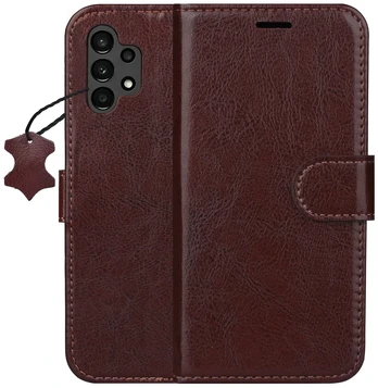 Dėklas Telforceone Smart Luxe leather case for Samsung Galaxy A13 4G ruda