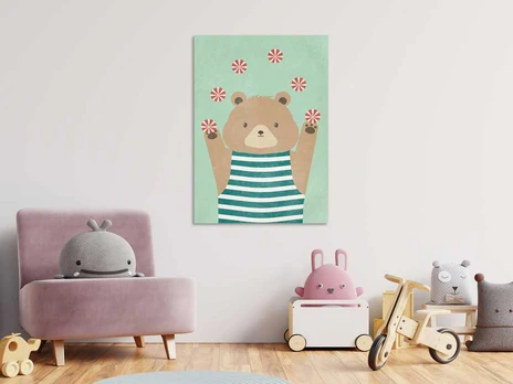 Artgeist Paveikslas - Juggling Bear (1 Part) Vertical