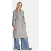 Marella Vilnonis paltas Tenna 2523016071 Pilka Regular Fit
