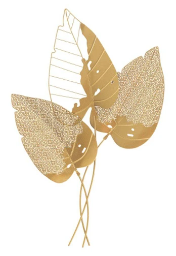 Sienų dekoracija Autumn Leaf Gold, 53 × 84,5 × 4 cm