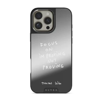 Focus On - iPhone 16 Pro Case, Elite Mirror Dark (MagSafe) / Gunmetal