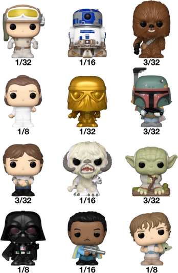 Funko Assorted Bitty POP Mystery figure Star Wars