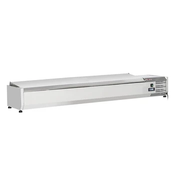 Ingredientų vitrina su dangčiu 8 x 1/4 GN, 180cm