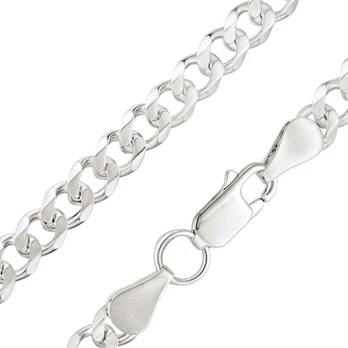 Sidabrinė grandinėlė "Curb" Brasco 48851