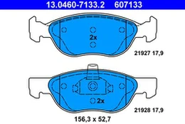 ATE 13.0460-7133.2 Brake pad set