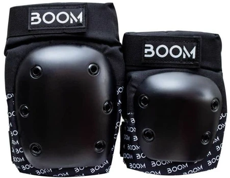 Apsaugos kelių alkūnių Boom Basic Double Black S