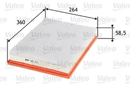 Oro filtras VALEO 585377 kaina