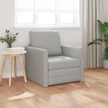 Sofa Grindų Sofos Lovos 2-in-1 Debesų Pilka 74x77x81 cm Audinys