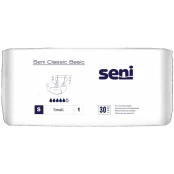 SENI sauskelnės Classic Basic S, 30 vnt. kaina
