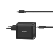 Hama Universal-USB-C-Notebook-įkroviklis Power Delivery (PD), 5-20V/45W kaina