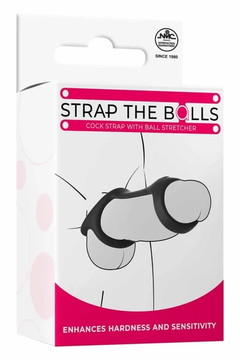 NMC Silicone Adjustable Strap with Anatomical Ball Support Black