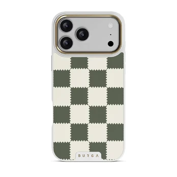 Retro Grid - iPhone 17 Pro Max Case, Elite Light (MagSafe) / Gold