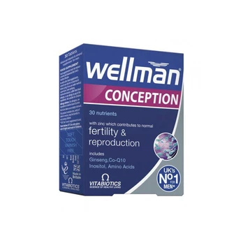 Maisto papildas vyrams Wellman Conception, 30 tablečių