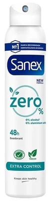 Moteriškas dezodorantas Sanex Zero% Extra-Control, 200 ml