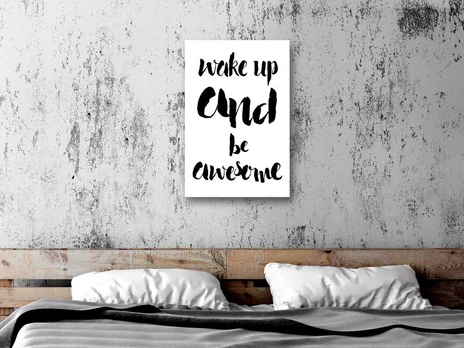 Artgeist Paveikslas - Wake up and Be Awesome (1 Part) Vertical