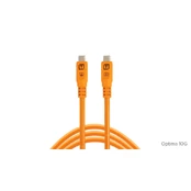 Tether Tools TetherPro USB-C Optima 10G tiesi oranžinė 3m kaina