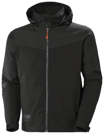 Striukė Oxford Softshell su gobtuvu, juoda S, Helly Hansen Workwear