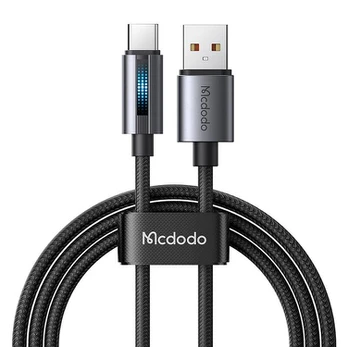Mcdodo CA-5180 USB-A į USB-C laidas, 1.2 m (juodas)