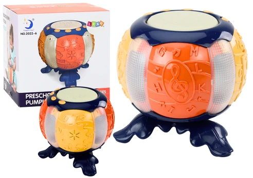 Interaktyvus žaislas Pumpkin Pat Drum, 18 cm