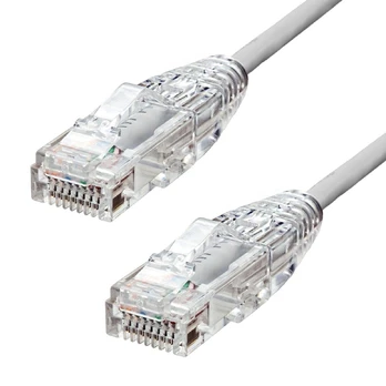 Proxtend Slim CAT6A UTP Ethernet Cable Pilkas 12.5m