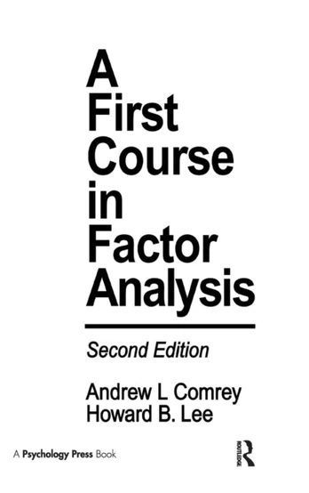 First Course in Factor Analysis