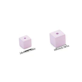 Mediniai karoliukai, 15mm（10pcs）