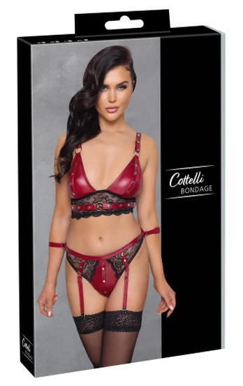 Braletės ir kelnaičių komplektas Bra Set Bondage M