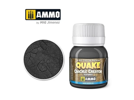 Vallejo AMMO by MIG Jimenez AMMO MIG - QUAKE CRACKLE CREATOR TEXTURES Old Blacktop, 40ml, 2183