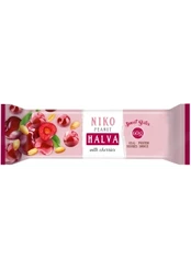 NIKO Peanut Halva / Cherries 60 g /Žemės riešutų chalva