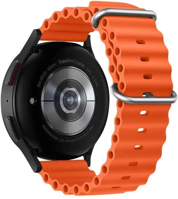 Dėklas FORCELL F-DESIGN FS01 strap for Samsung Watch 22mm oranžinis