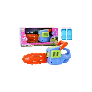 Lean Toys Mėlyna grandininis pjūklas Bubble Machine