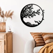 Wallity Dekoratyvinis metalinis sieninis priedas Night kaina
