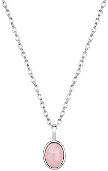 Brosway Delicate steel pakabukas with rose quartz Essential BNL131