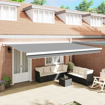 Pavėsinė Balta 5 x 3 m metalas