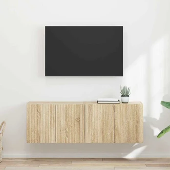 TV sieninė spintelė 2 pcs Sonoma ąžuolas 59,5 x 31 x 40 cm