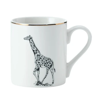 Puodelis Mikasa Giraffe, aukso/balta, 0.280 l