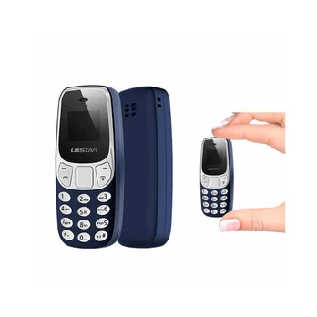 Mini mobilusis telefonas su Bluetooth 2 sim - juodas