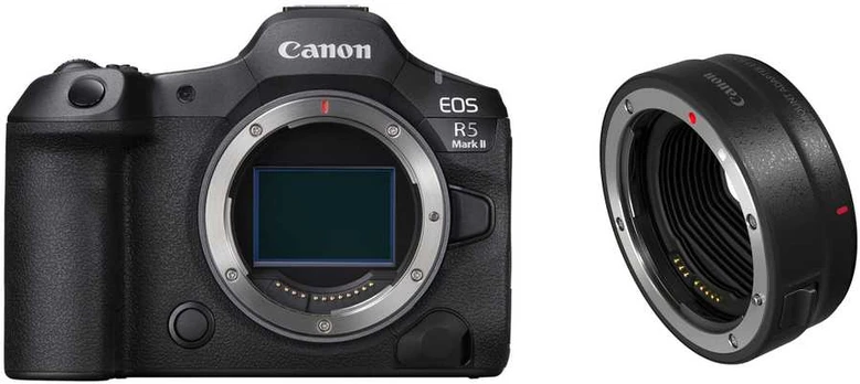Canon EOS R5 Mark II + Mount Adapteris EF-EOS R