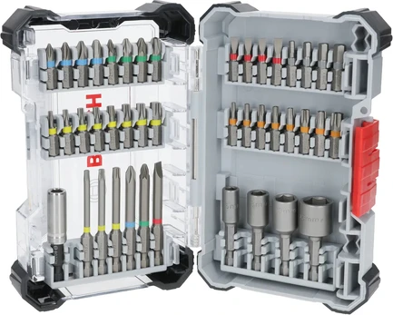 Bosch 43x Extra Hard Screwdriver Bit Set, 43-Piece (197 x 110.5 mm, Professional Accessories Screwdriver, Drill)