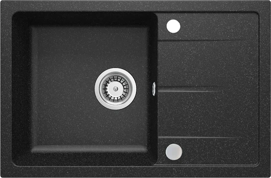 Deante granitinė virtuvinė plautuvė Deante Leda ZRD 2113, Graphite